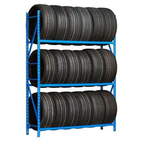 Rayonnage léger métallique pour le stockage de pneus