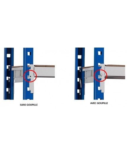 Goupille de sécurité pour rayonnage léger (lot de 10)
