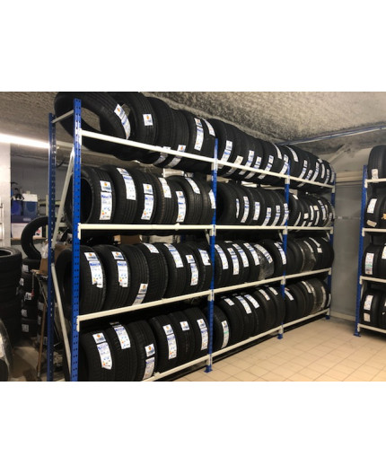 Rack a pneus, rayonnages