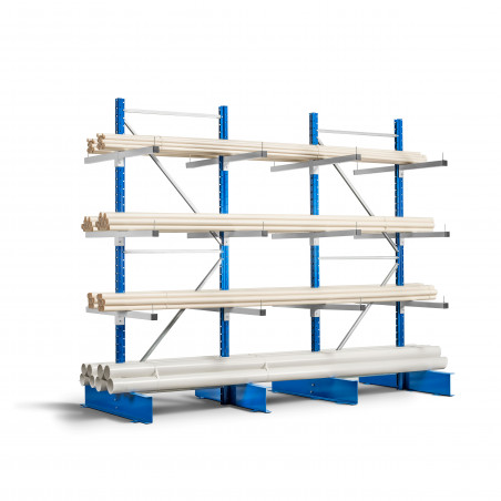 Cantilever leger Rayonnage double face