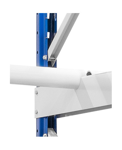 Fixation des supports de rouleau