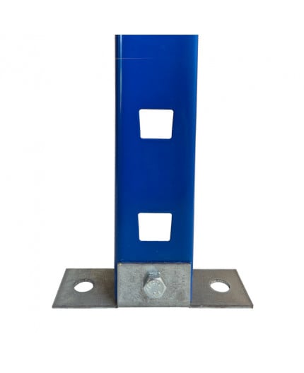 Pied métallique pour rayonnage léger 180Kg Pied métallique pour rayonnage leger tubulaire