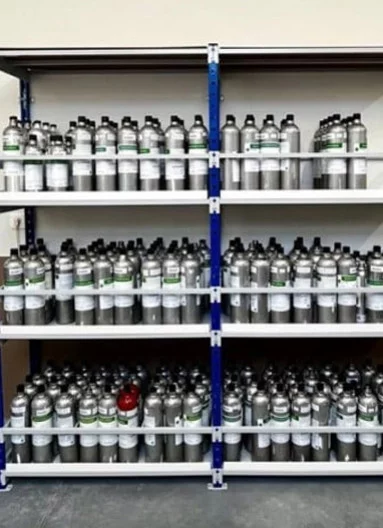 DETECTA SERVICES (dpt.62) – Etagères pour le rangement de bouteilles gaz et zone