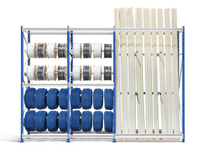 Rayonnage porte-bobines