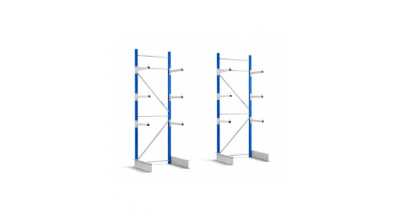 Organisateur de rayonnage fermé modèle blanc et noir - MSDR125